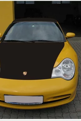 Porsche - matná čierna